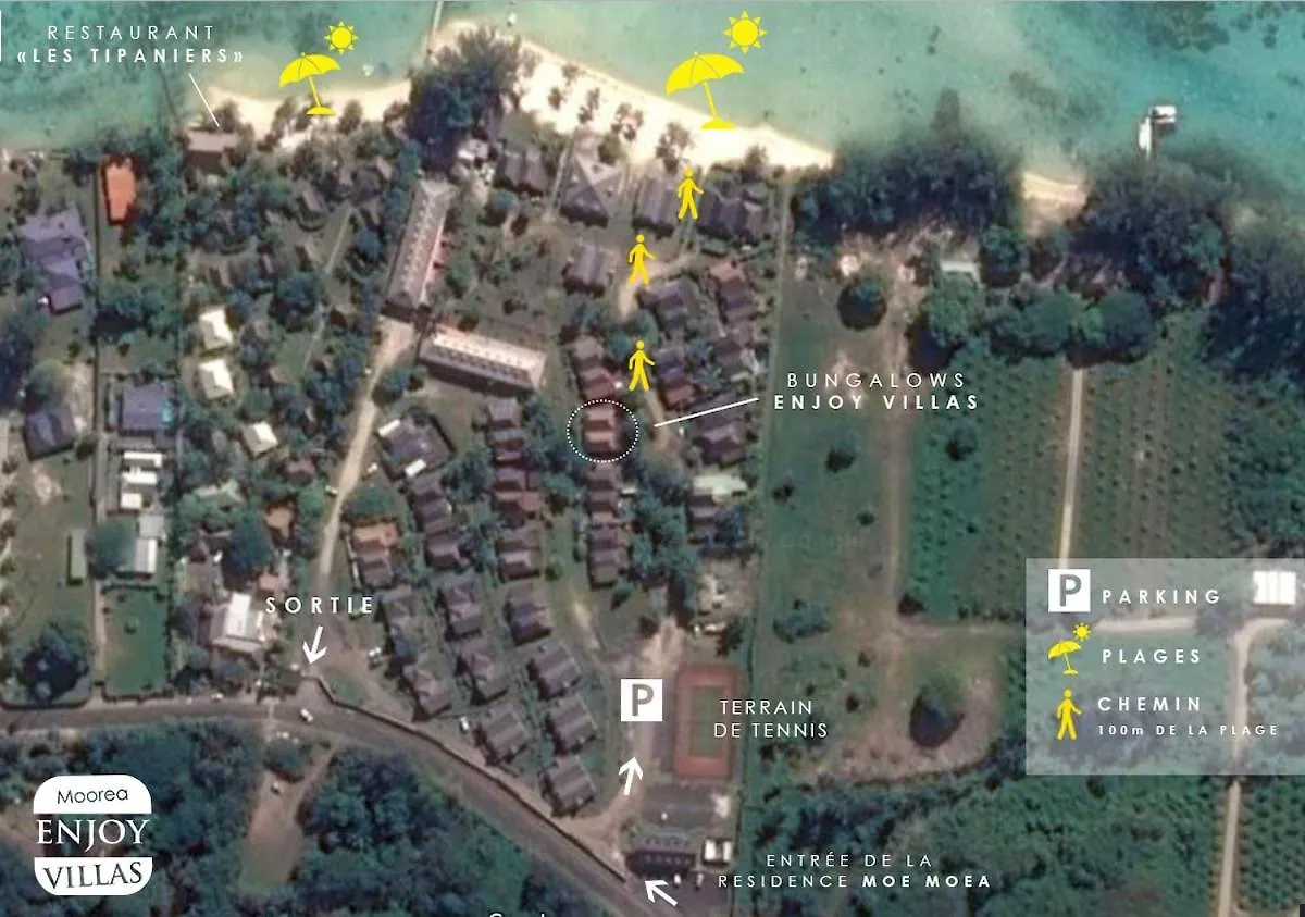Holiday home Bungalow Moe Moe Moea By Enjoy Villas Motu Tiahura